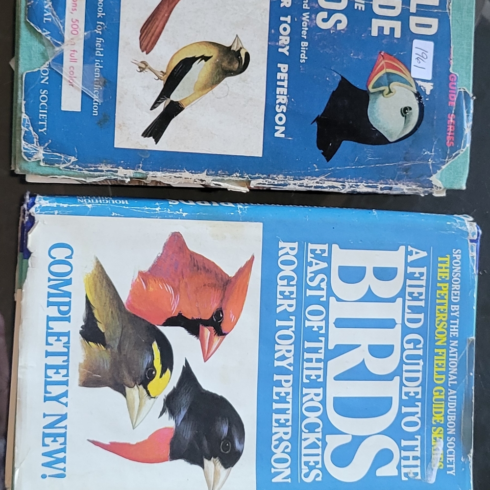 Bird Guide Book Set with Colorful Illustrations 1961-1980